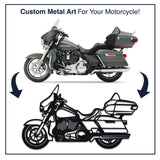 Your Personalized Motorcycle Metal Wall Art - MT1114