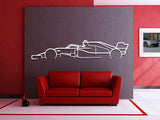 Formula1 F1 Metal Car Wall Art - MT0983