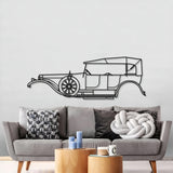 1907 Silver Ghost Metal Car Wall Art - MT0003