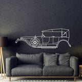 1907 Silver Ghost Metal Car Wall Art - MT0003