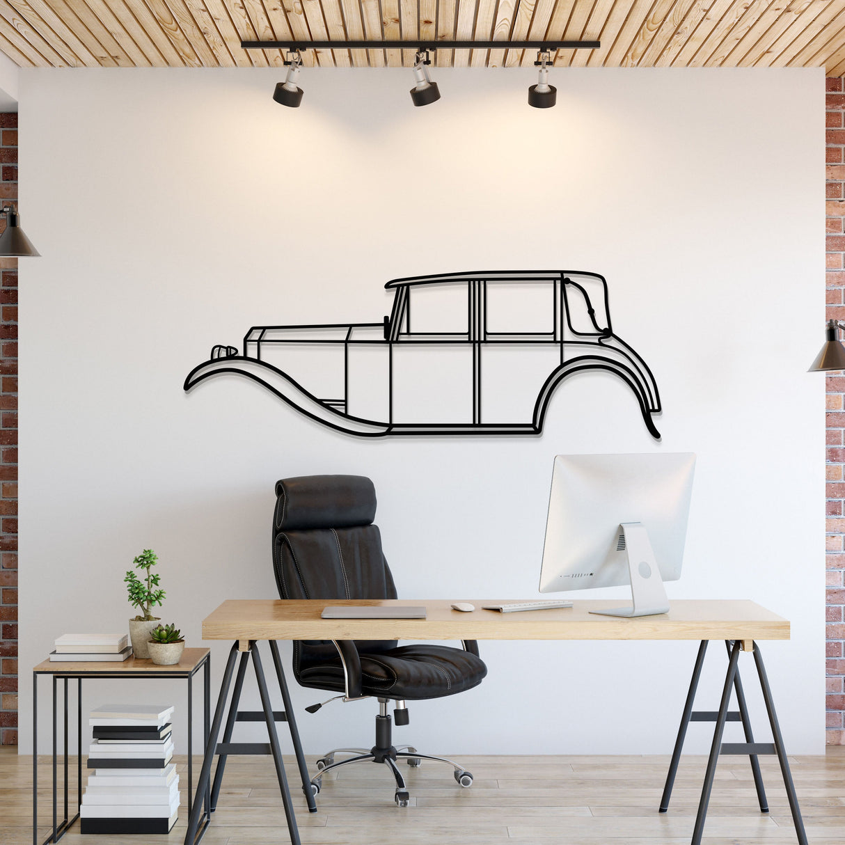 1922 Twenty Metal Car Wall Art - MT0004