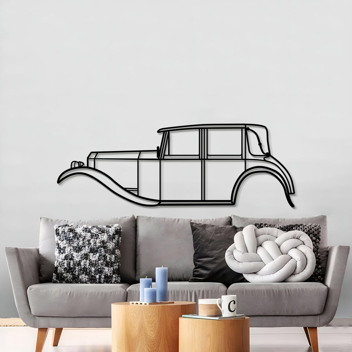 1922 Twenty Metal Car Wall Art - MT0004