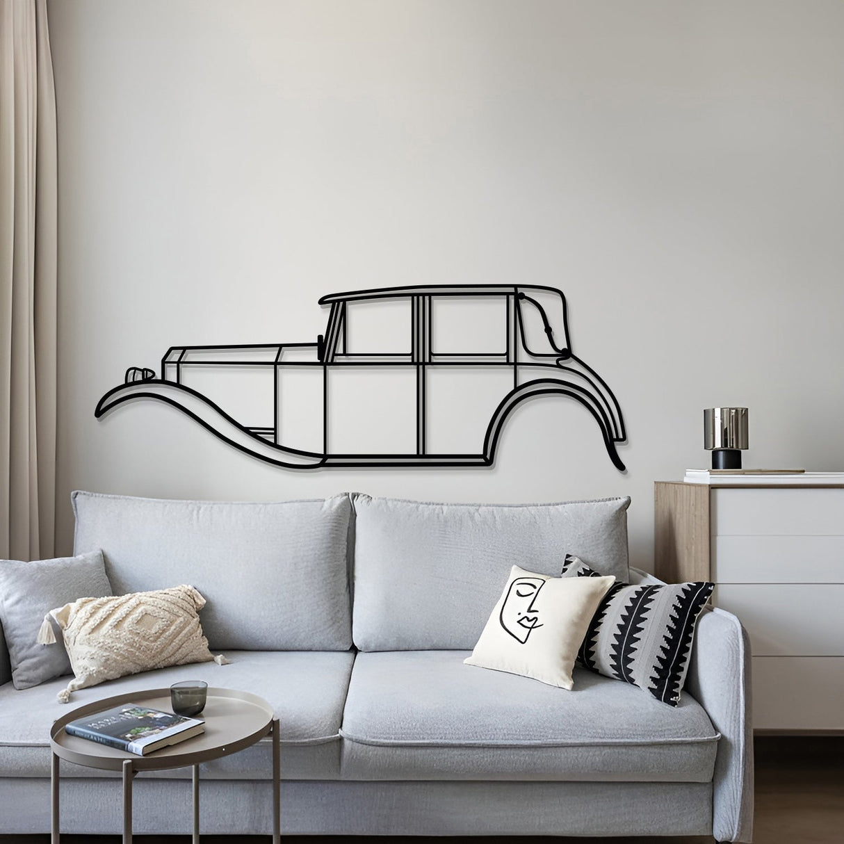 1922 Twenty Metal Car Wall Art - MT0004