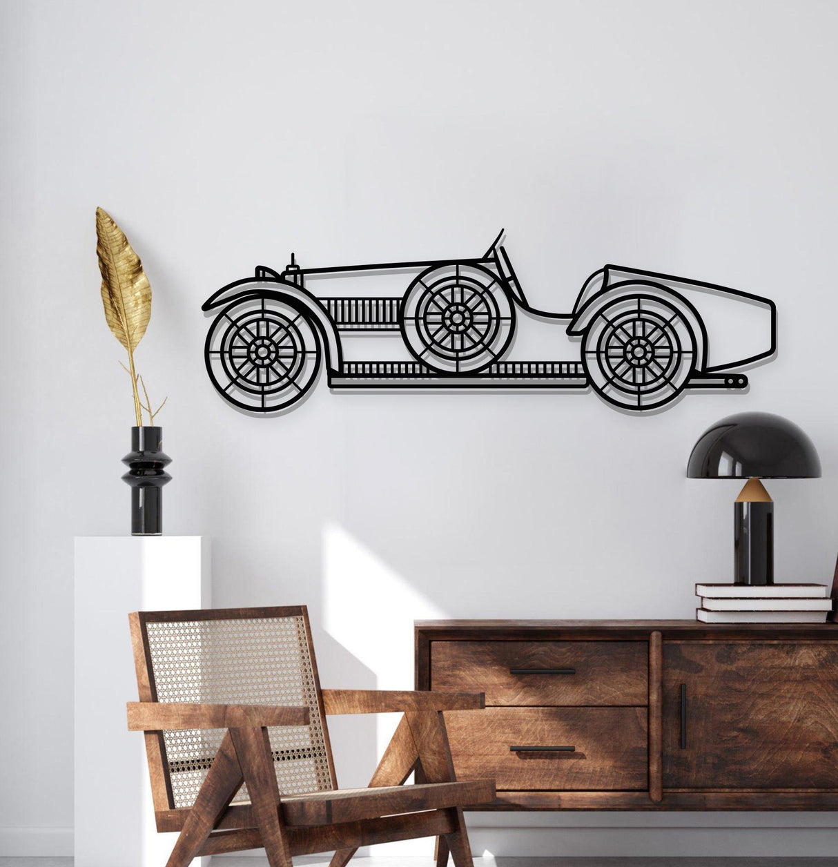 1926 Type 35 C Metal Car Wall Art - MT0001