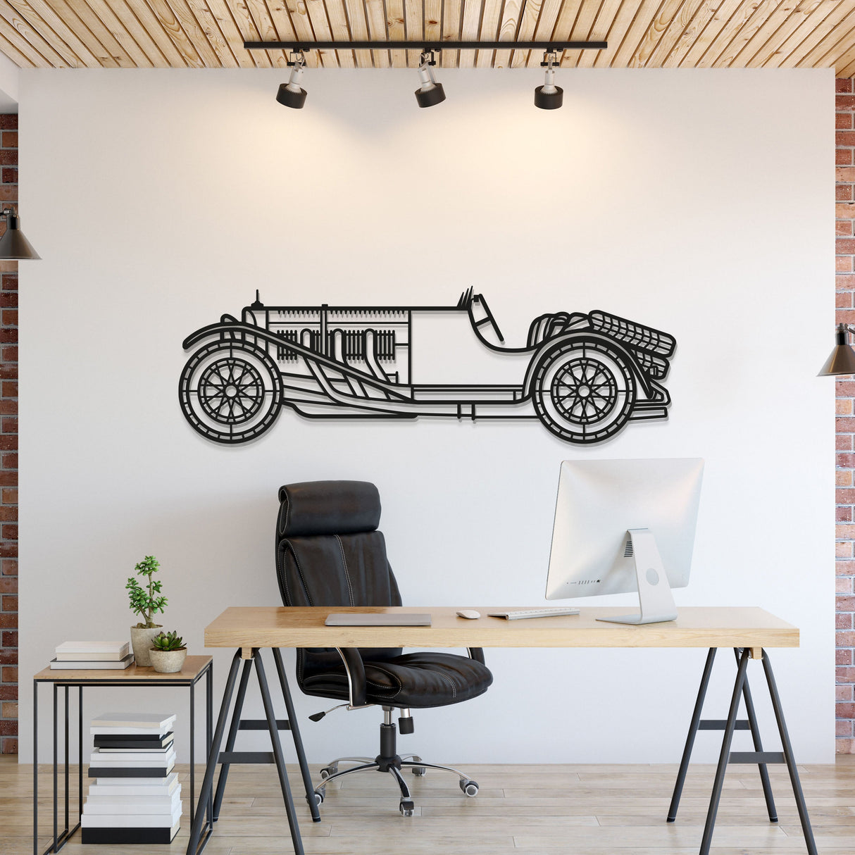 1929 SSK Metal Car Wall Art - MT0013