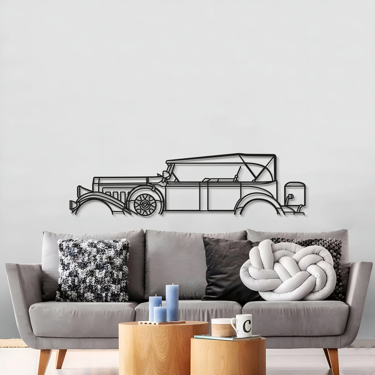 1931 Model 43 Classic Metal Car Wall Art - MT0014