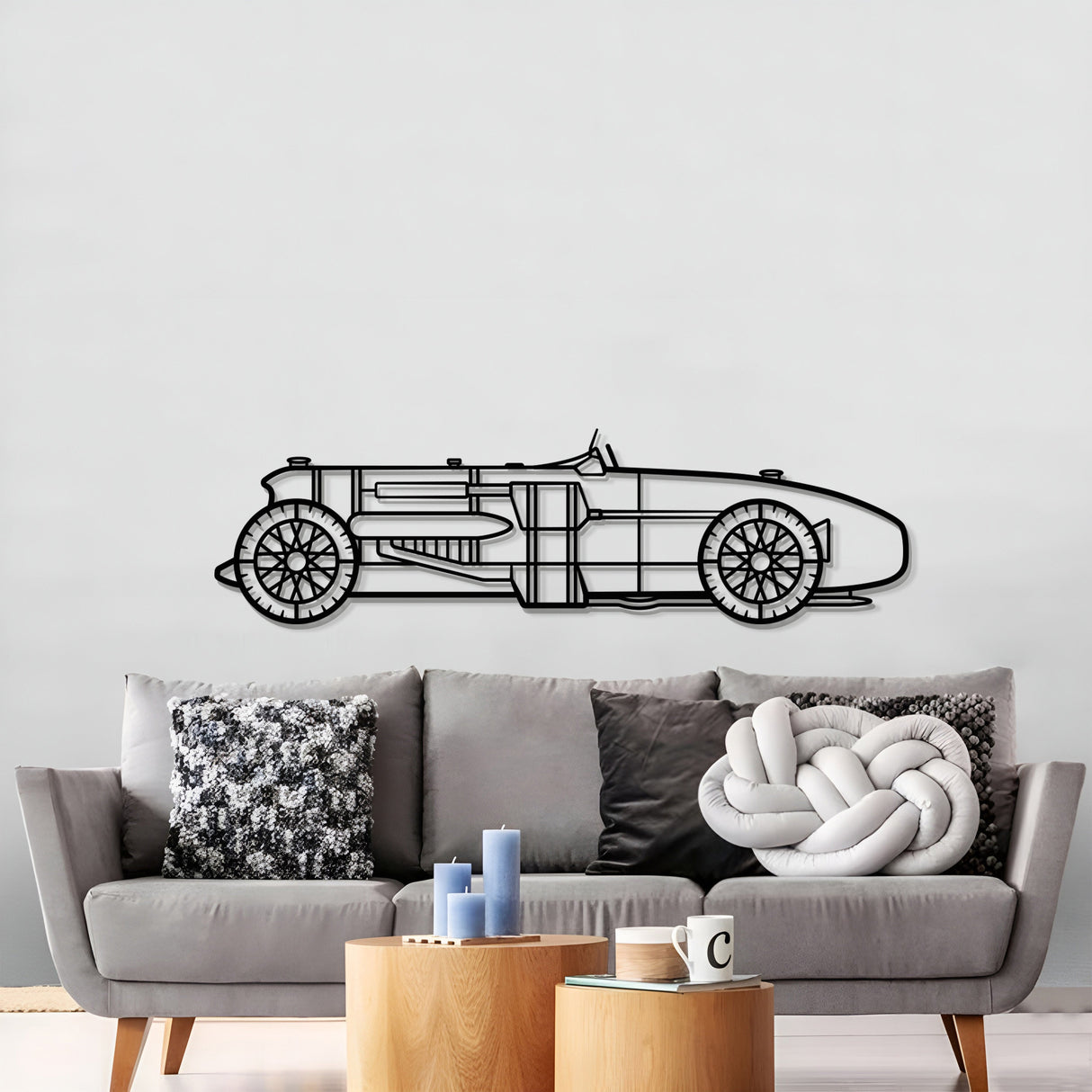 1933 Napier-Railton Metal Car Wall Art - MT0017