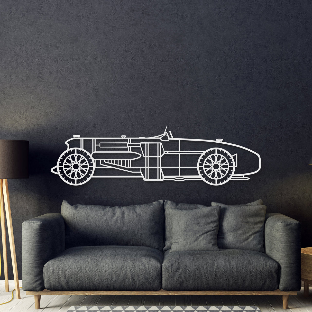 1933 Napier-Railton Metal Car Wall Art - MT0017