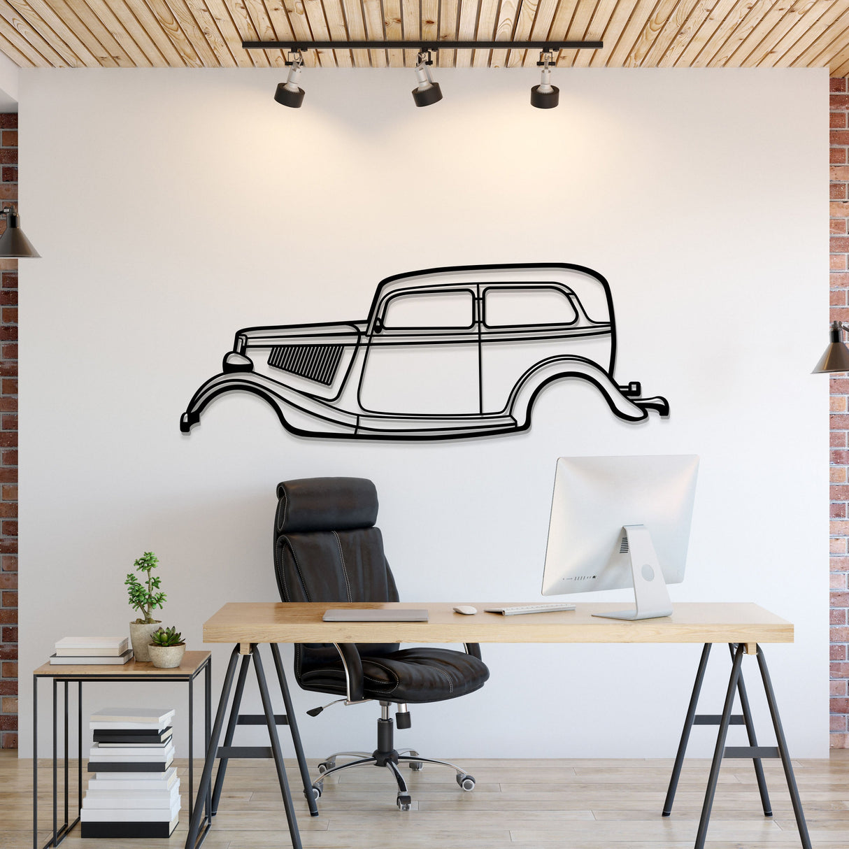 1934 Tudor Metal Car Wall Art - MT0006