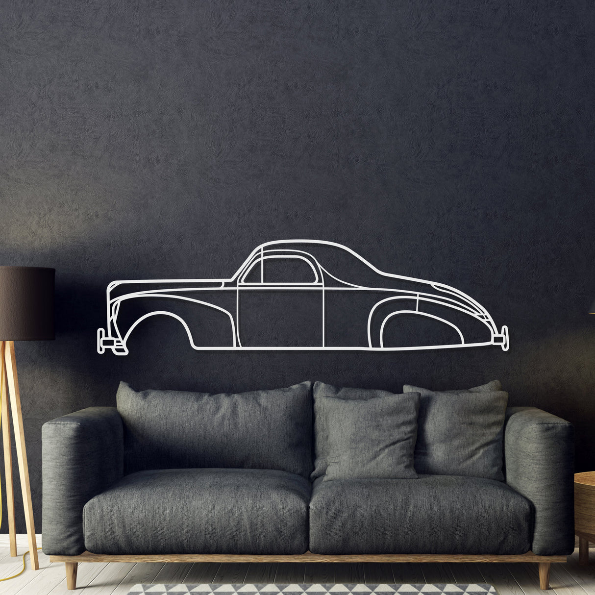 1936 Zephyr Metal Car Wall Art - MT0020