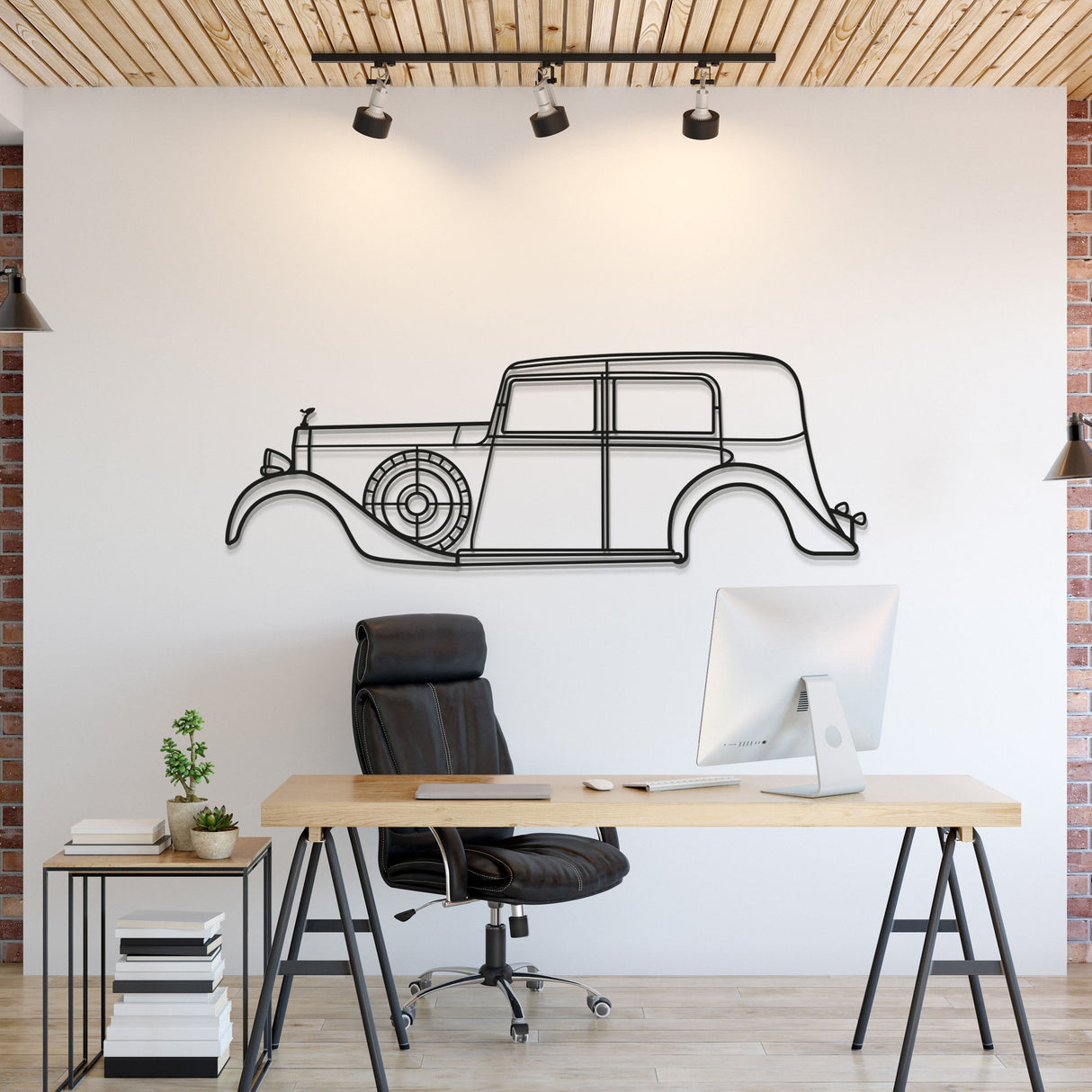 1936 2530 Metal Car Wall Art - MT0019