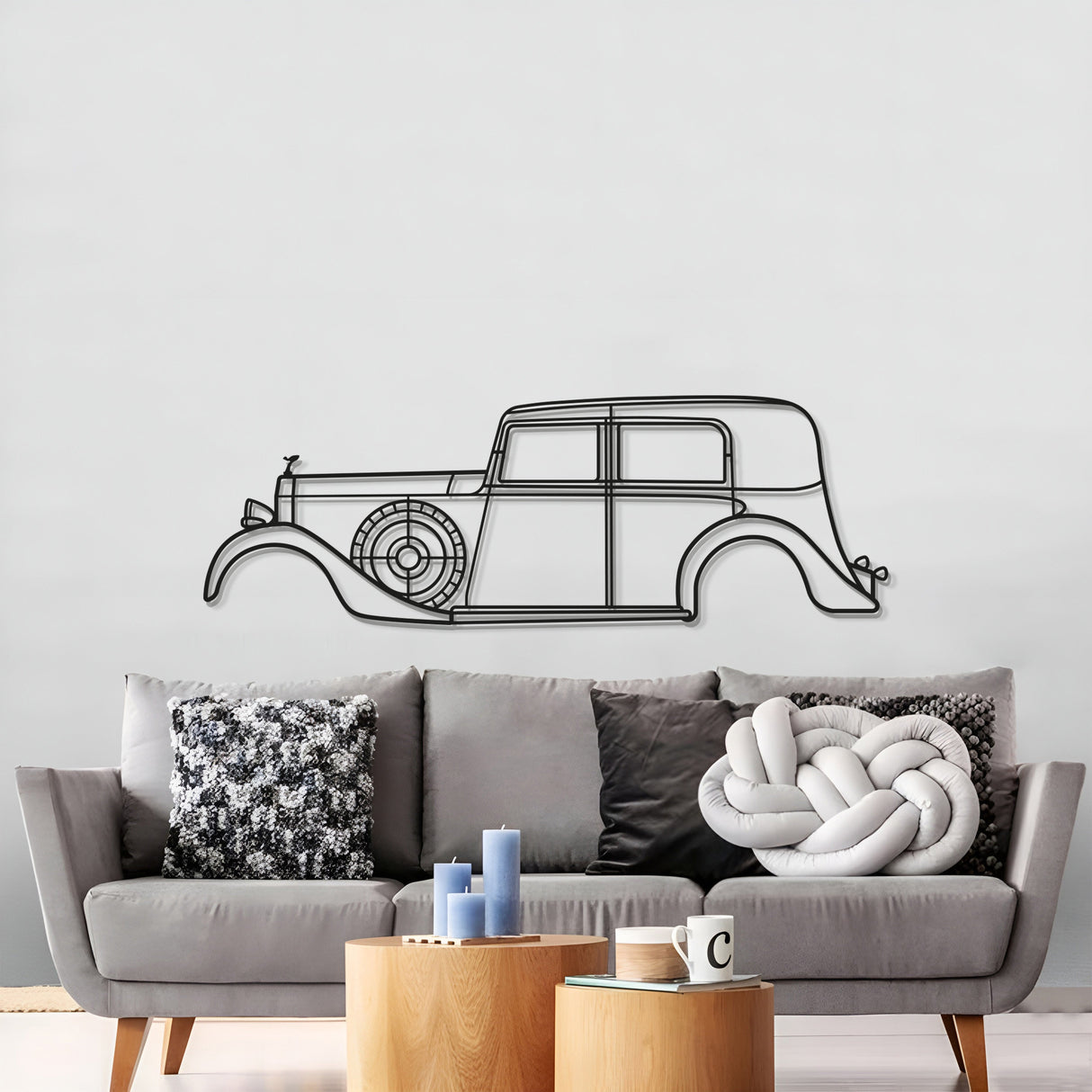 1936 2530 Metal Car Wall Art - MT0019