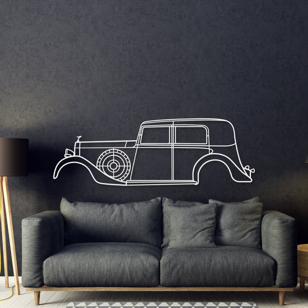 1936 2530 Metal Car Wall Art - MT0019