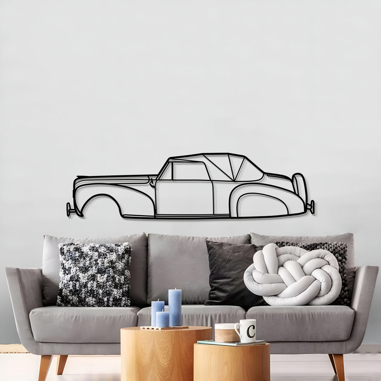 1939 Continental Metal Car Wall Art - MT0022