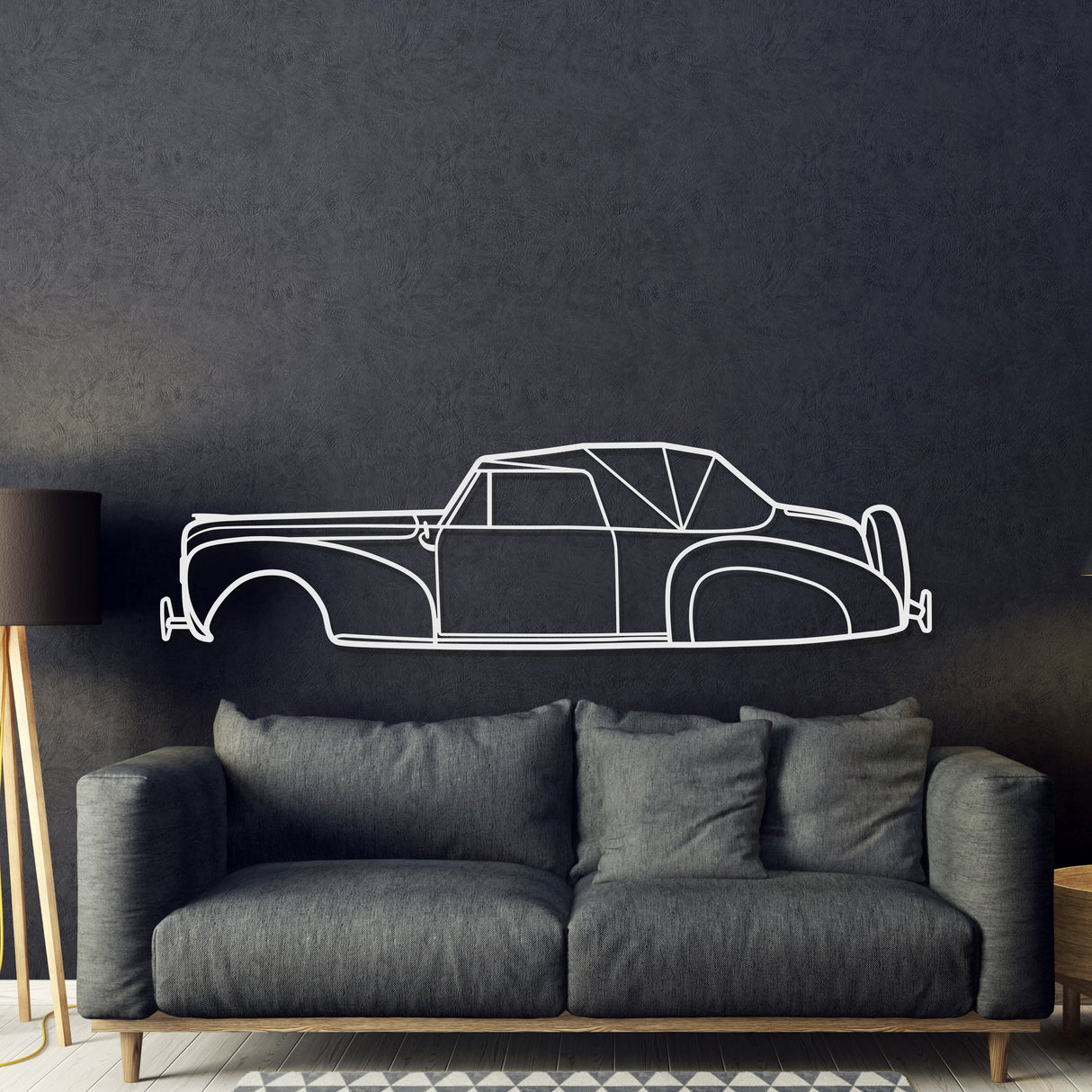 1939 Continental Metal Car Wall Art - MT0022