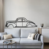 1940 De Luxe Coupé Metal Car Wall Art - MT0008