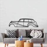 1946 Silver Wraith Metal Car Wall Art - MT0024