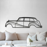 1946 Silver Wraith Metal Car Wall Art - MT0024