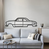 1949 Club Coupe Metal Car Wall Art - MT0009