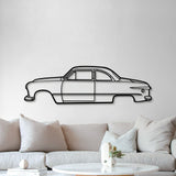 1949 Club Coupe Metal Car Wall Art - MT0009