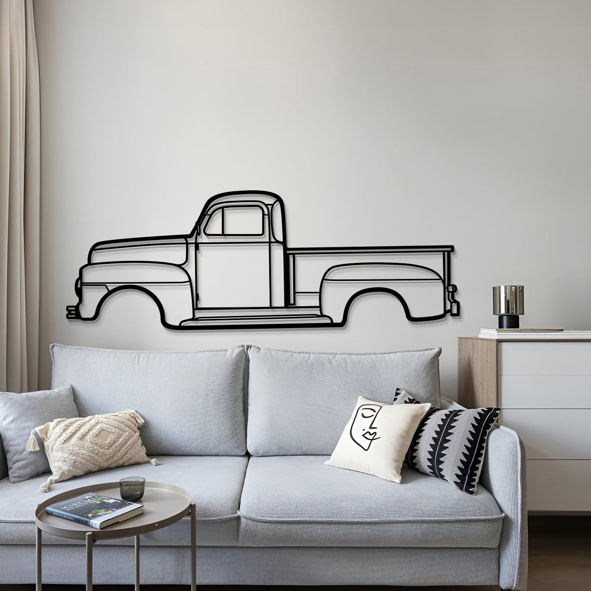 1951 F-150 Metal Car Wall Art - MT0010