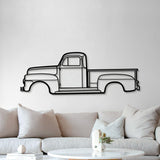 1951 F-150 Metal Car Wall Art - MT0010