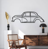 1953 Morris Minor 1000 Metal Car Wall Art - MT0028