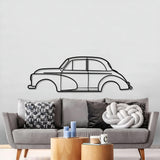 1953 Morris Minor 1000 Metal Car Wall Art - MT0028