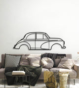 1953 Morris Minor 1000 Metal Car Wall Art - MT0028