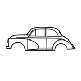 1953 Morris Minor 1000 Metal Car Wall Art - MT0028