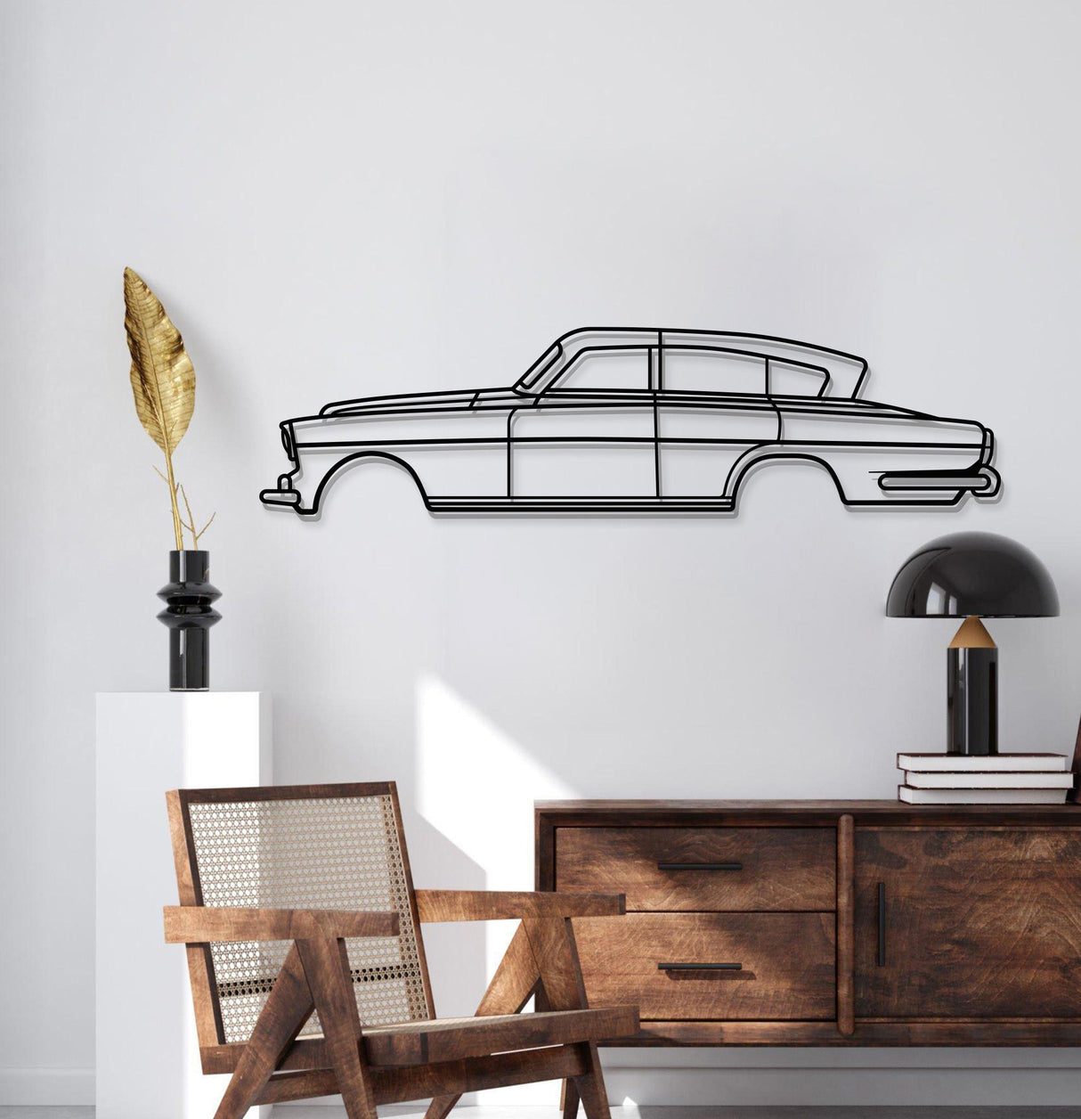 1954 Vignale Metal Car Wall Art - MT0034