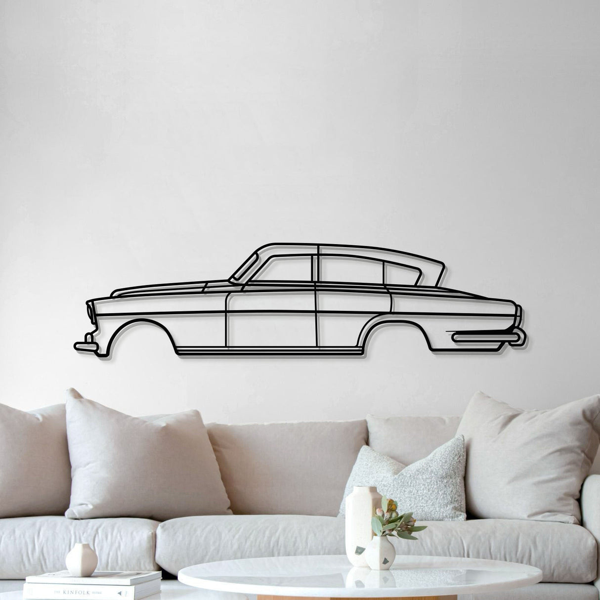 1954 Vignale Metal Car Wall Art - MT0034