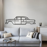 1955 Bel Air Metal Car Wall Art - MT0036