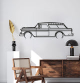 1955 Nomad Metal Car Wall Art - MT0038