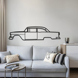 1955 150 Utility Sedan Metal Car Wall Art - MT0035