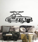 1955 300SL Perspective Metal Car Wall Art - MT1171