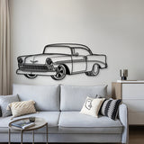 1956 Bel Air Perspective Metal Car Wall Art - MT1302