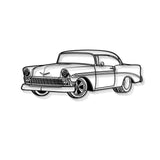 1956 Bel Air Perspective Metal Car Wall Art - MT1302