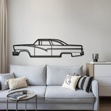 1956 Crown Victoria Metal Car Wall Art - MT0042