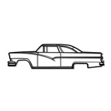 1956 Crown Victoria Metal Car Wall Art - MT0042