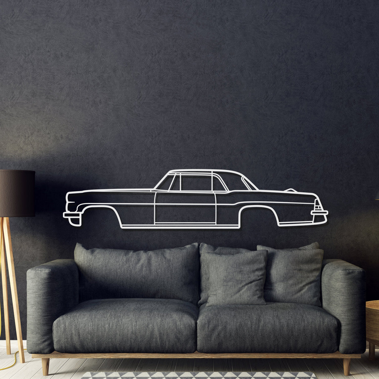 1956 Continental Mark II Metal Car Wall Art - MT0040