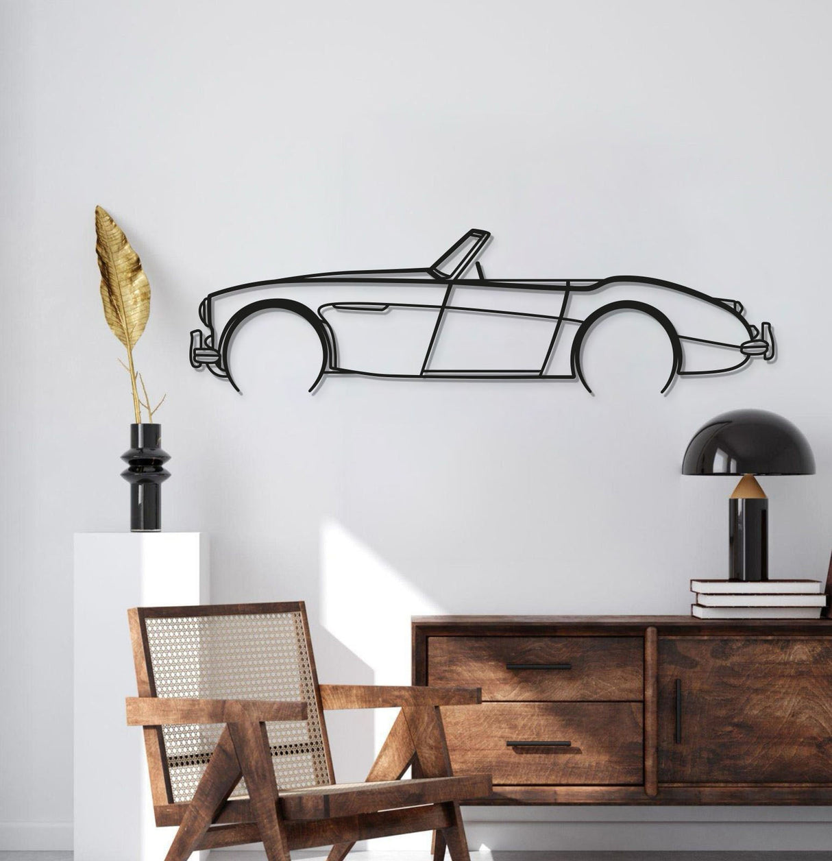 1957 3000 106 Detailed Metal Car Wall Art - MT0045