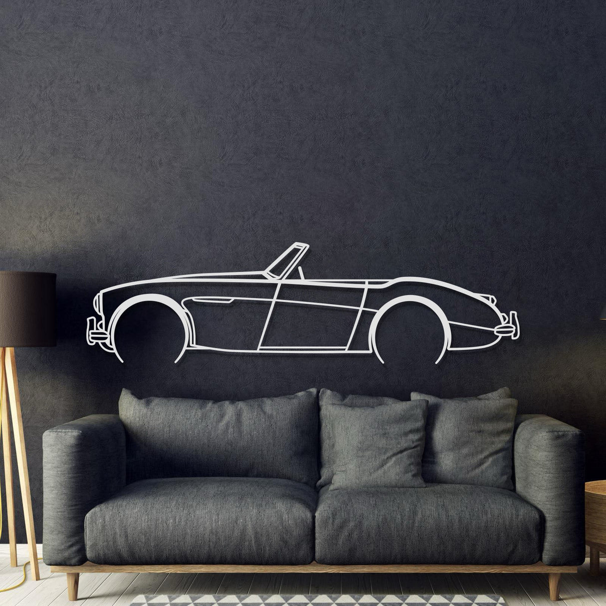 1957 3000 106 Detailed Metal Car Wall Art - MT0045