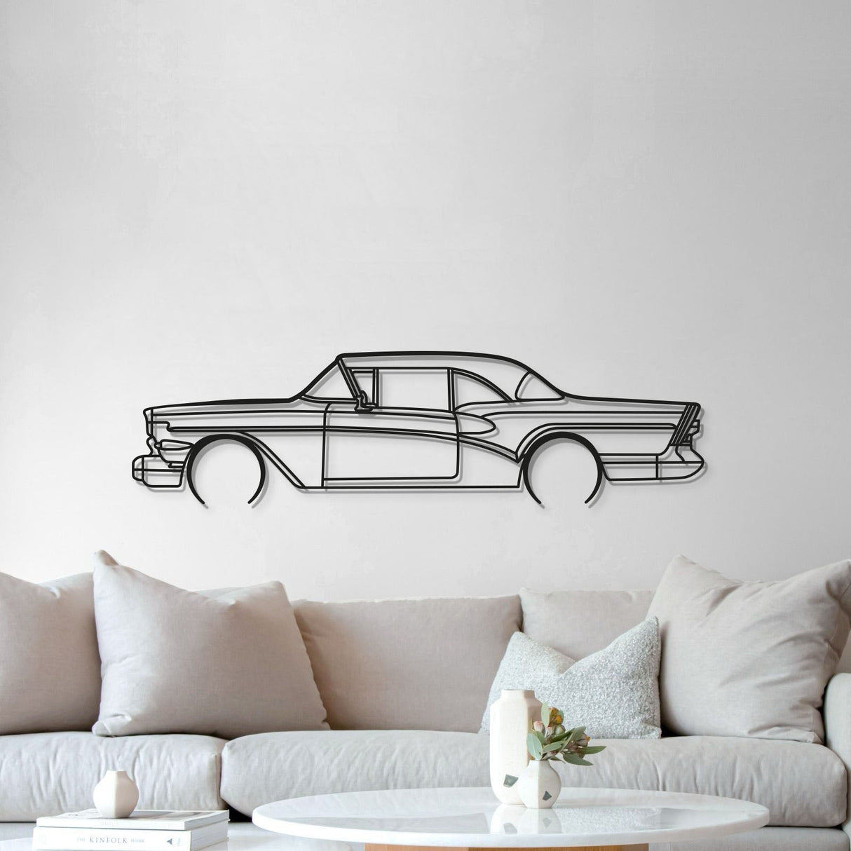 1957 Riviera Detailed Metal Car Wall Art - MT0052