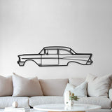 1957 Bel Air Metal Car Wall Art - MT0046