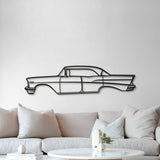 1957 Belair Sedan Metal Car Wall Art - MT0048