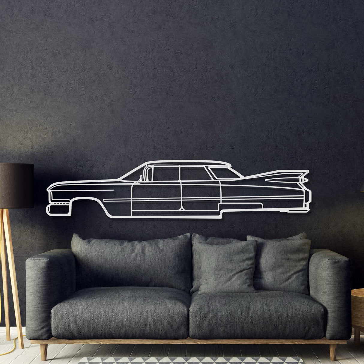 1959 Deville Metal Car Wall Art - MT0057