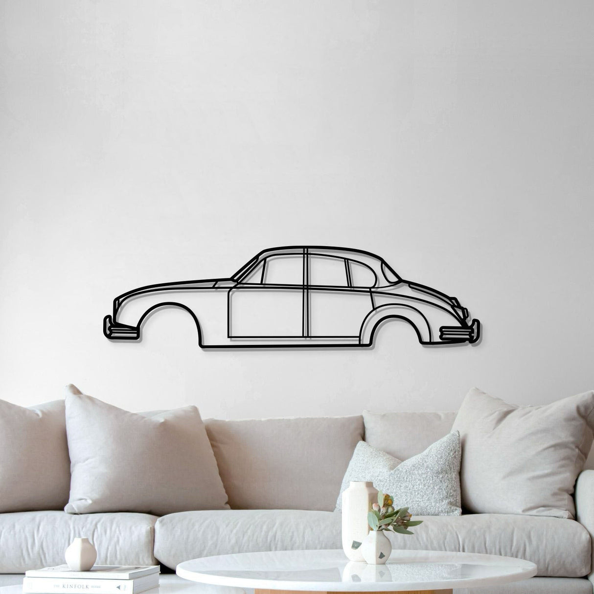 1959 MK II 3.8 Metal Car Wall Art - MT0058