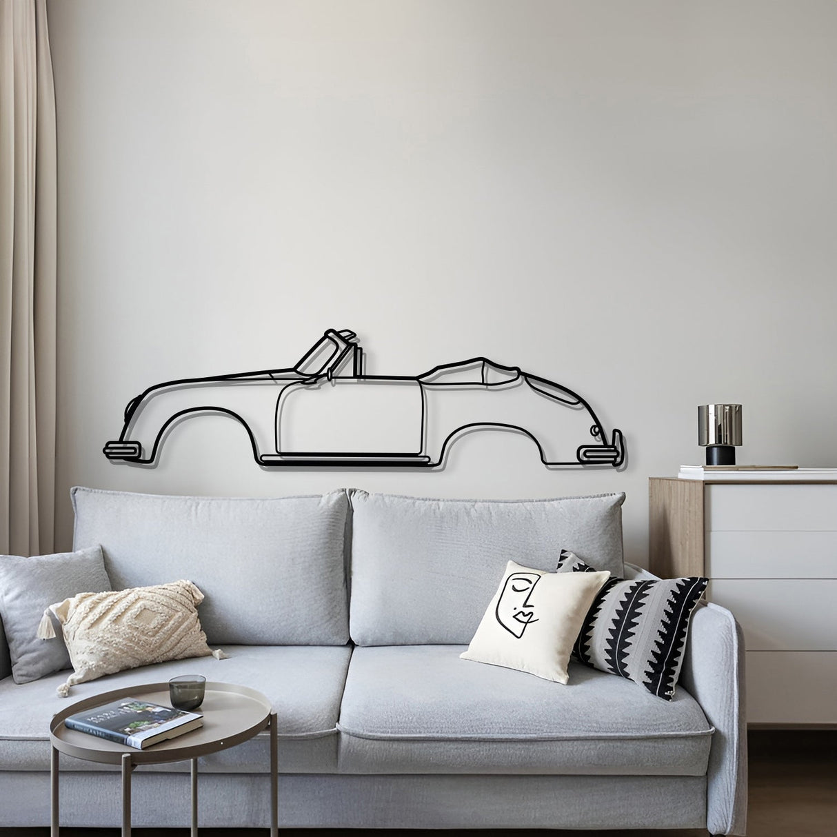 Metal Car Wall Art - MT0832