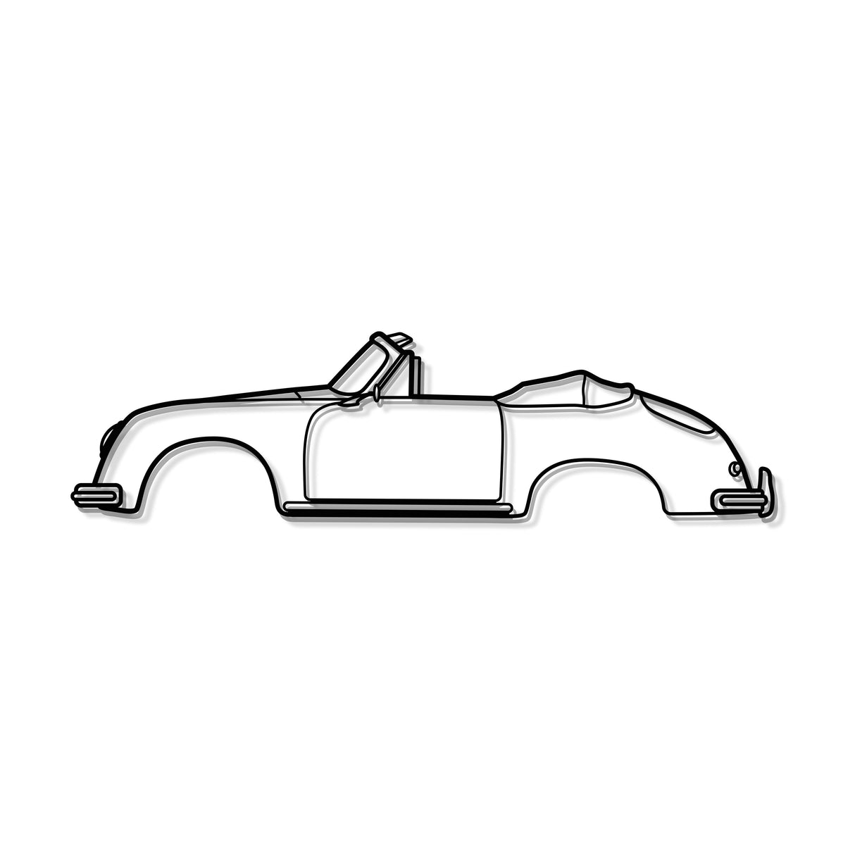 Metal Car Wall Art - MT0832